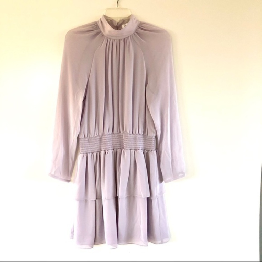 Rebecca Minkoff Zaykee Smocked Ruffled Dress M - Picture 3 of 5